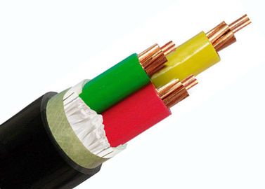 Cavo elettrico di bassa tensione 0.6/1 chilovolt | il PVC di rame del conduttore dei 3 centri ha isolato &amp; inguainato l'IEC 60502-1 del cavo elettrico
