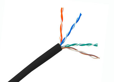 Cavo di Ethernet all'aperto di lan del rame di Cat5e 4 paia di UTP del cavo della rete 305 m. in scatola di tirata